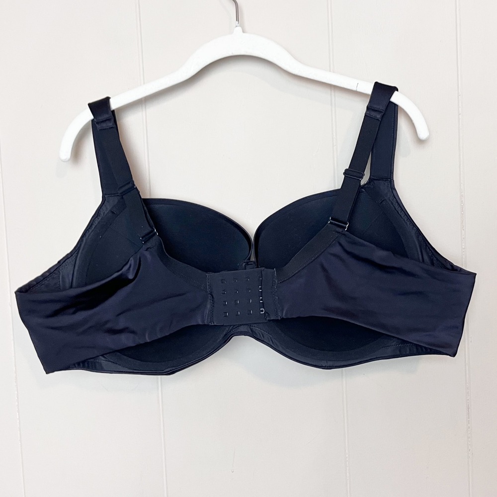 Soma Stunning Support Full Coverage Bra Black 44DD Underwire Full Figure 44E - Picture 5 of 10